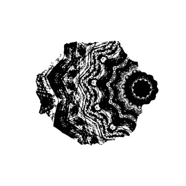 soyut siyah-beyaz desen.