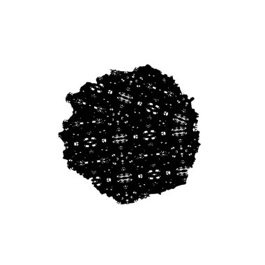 Sıkıntı doku siyah ve beyaz. Vektör çizim