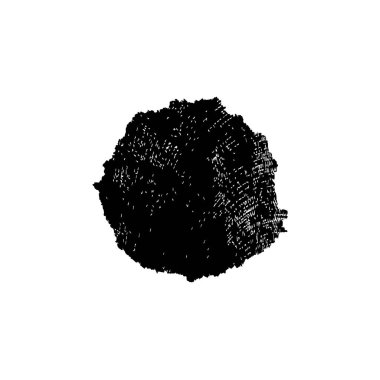 Beyaz arkaplanda soyut mürekkep lekesi, vektör illüstrasyonu