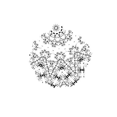 Geometrik siyah beyaz desen. dizaynınız için vektör arkaplanı.