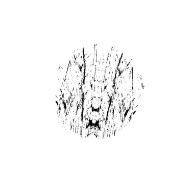 Çatlamış beton, taş ya da asfaltın sıkıntılı örtülü dokusu. Grunge 'un arka planı. soyut yarım ton vektör çizimi