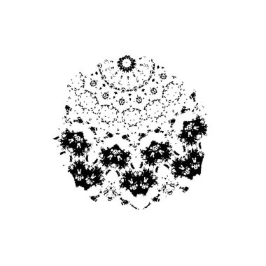 kafatası ölü kafatası mozaiği