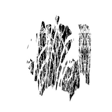 soyut fırçanın siyah ve beyaz vektör arkaplanı