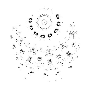 Düşen konfetilerle soyut arkaplan