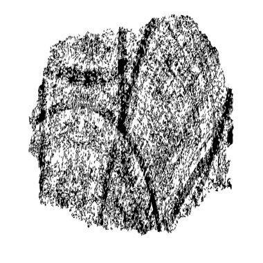 siyah mürekkep fırçası darbesi beyaz arkaplanda izole edildi