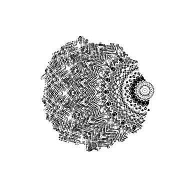 El çizimi yuvarlak çerçeve