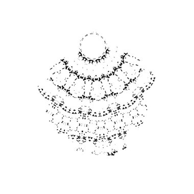 noktalı küresel küresel teknoloji ağı