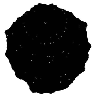 Ülkenin siyah yuvarlak vektör damgası