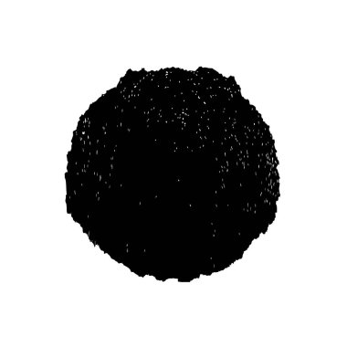 Beyaz arkaplanda soyut grunge siyah nokta izole