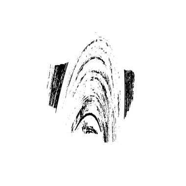 Siyah fırça darbeleri ve doku. grunge soyut el boyaması elementler.