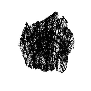 Soyut siyah nokta beyaz arkaplanda izole edilmiş. vektör illüstrasyonu