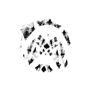 Çizik ve çiziklerle dolu siyah beyaz bir arka plan. Soyut vektör illüstrasyonu.