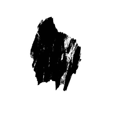 Vektör fırça darbesi. Grunge mürekkep grunge. mürekkep lekesi siyah, modern kalem darbesi. Mürekkeple çizilmiş bir spiral. siyah diyez