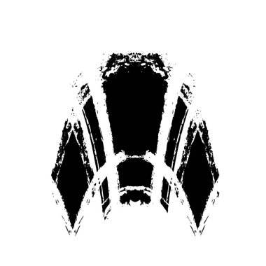 Soyut siyah nokta beyaz arkaplanda izole edilmiş. vektör illüstrasyonu