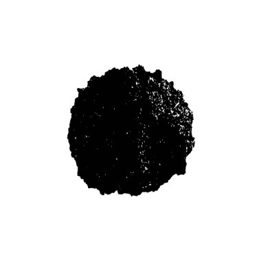 siyah mürekkep fırçası vuruşu. grunge etkisi
