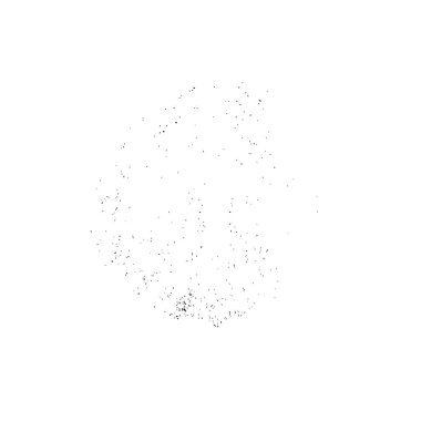 Beyaz bir arka plan üzerinde gümüş konfeti.