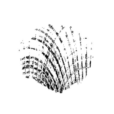 Boyanın el çizimi fırça darbesinin vektör çizimi