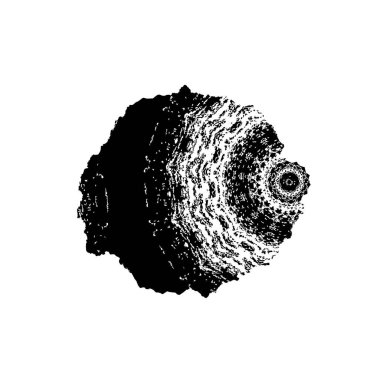 beyaz arkaplanda siyah mürekkep fırçası darbeleri 