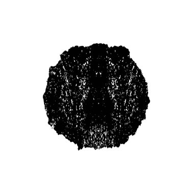 Soyut siyah nokta beyaz arkaplanda izole edilmiş. vektör illüstrasyonu