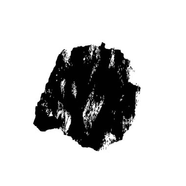 beyaz arkaplanda siyah mürekkep fırçası darbeleri 