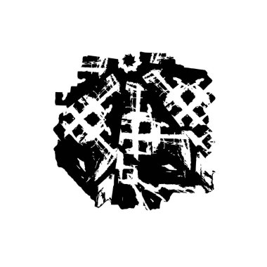 Soyut arkaplan. Monokrom dokusu. Siyah ve beyaz desenli arkaplan. 