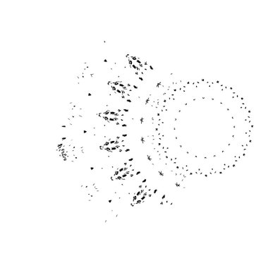 siyah ve beyaz el soyut arkaplan çizildi 