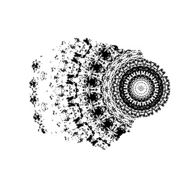 siyah ve beyaz el soyut arkaplan çizildi 