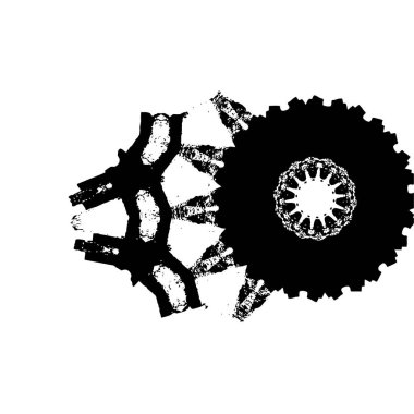 siyah ve beyaz el soyut arkaplan çizildi 