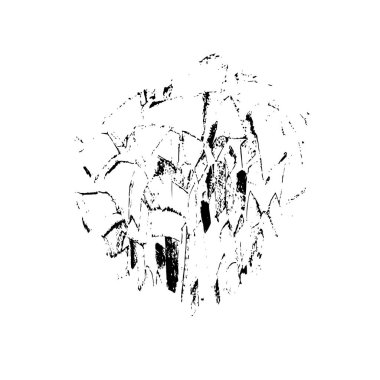 siyah ve beyaz el soyut arkaplan çizildi 