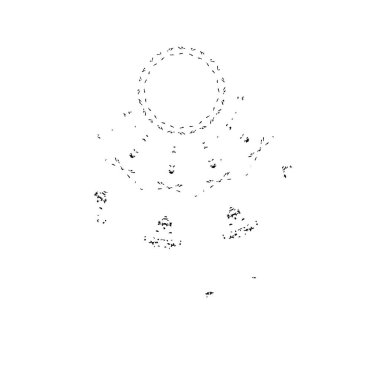 siyah ve beyaz el soyut arkaplan çizildi 