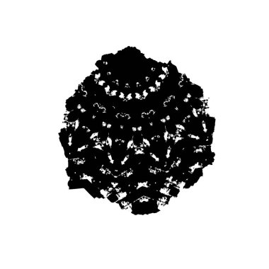 siyah ve beyaz el soyut arkaplan çizildi 