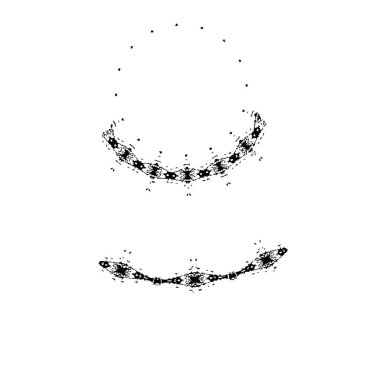 siyah ve beyaz el soyut arkaplan çizildi 