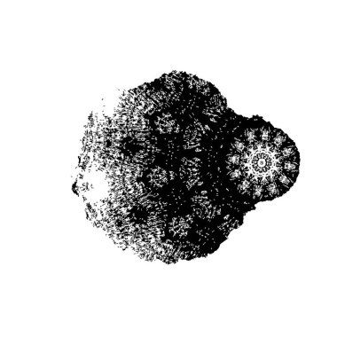 siyah ve beyaz el soyut arkaplan çizildi 