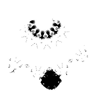 siyah ve beyaz el soyut arkaplan çizildi 