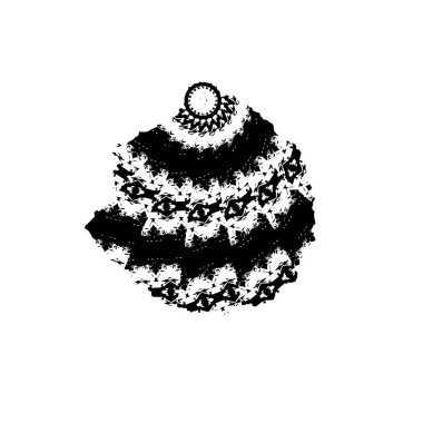 siyah ve beyaz el soyut arkaplan çizildi 