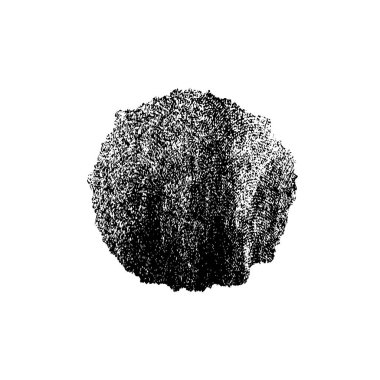 Soyut siyah nokta beyaz arkaplanda izole edilmiş. vektör illüstrasyonu