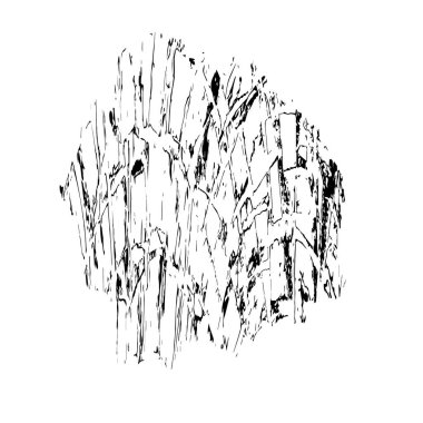 Soyut siyah nokta beyaz arkaplanda izole edilmiş. vektör illüstrasyonu