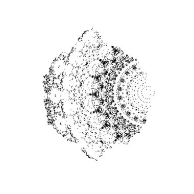 Soyut arkaplan. Monokrom dokusu. Siyah ve beyaz desenli arkaplan. 