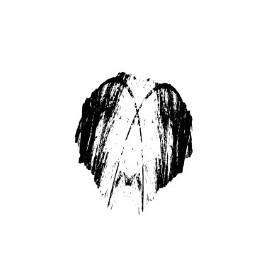  Soyut doku, siyah beyaz arkaplan. vektör illüstrasyonu   