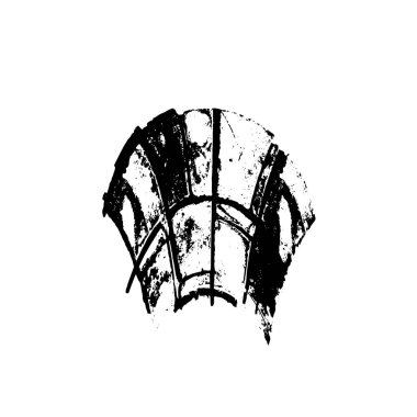  Soyut doku, siyah beyaz arkaplan. vektör illüstrasyonu   