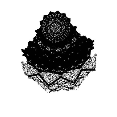  Soyut doku, siyah beyaz arkaplan. vektör illüstrasyonu   