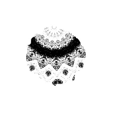  Soyut doku, siyah beyaz arkaplan. vektör illüstrasyonu   