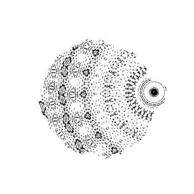 siyah ve beyaz grunge yaratıcı arka plan