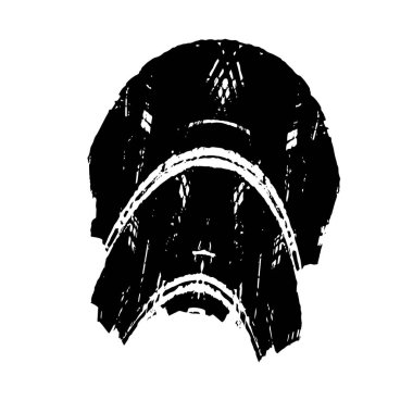  Soyut doku, siyah beyaz arkaplan. vektör illüstrasyonu   