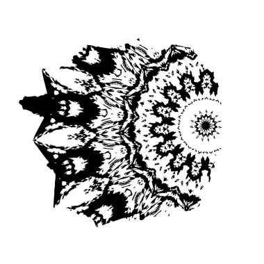  Soyut doku, siyah beyaz arkaplan. vektör illüstrasyonu   