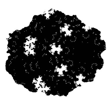  Soyut doku, siyah beyaz arkaplan. vektör illüstrasyonu   