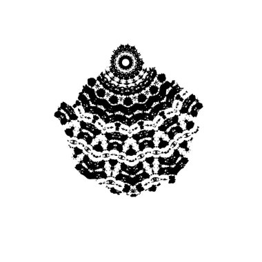  Soyut doku, siyah beyaz arkaplan. vektör illüstrasyonu   