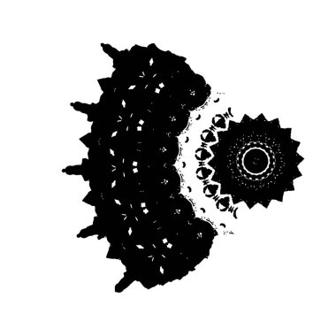 Soyut tek renkli arkaplan. Siyah ve beyaz vektör çizimi, desen  