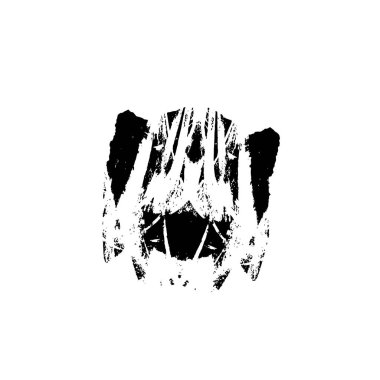 Soyut tek renkli arkaplan. Siyah ve beyaz vektör çizimi, desen  