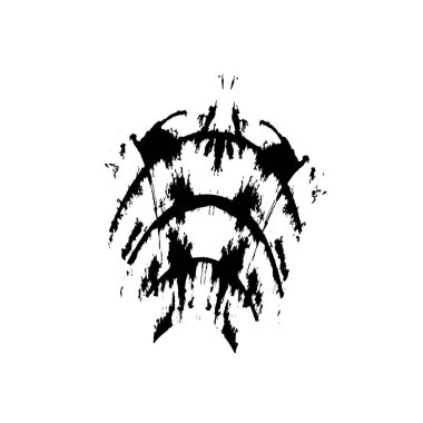 Soyut tek renkli arkaplan. Siyah ve beyaz vektör çizimi, desen  